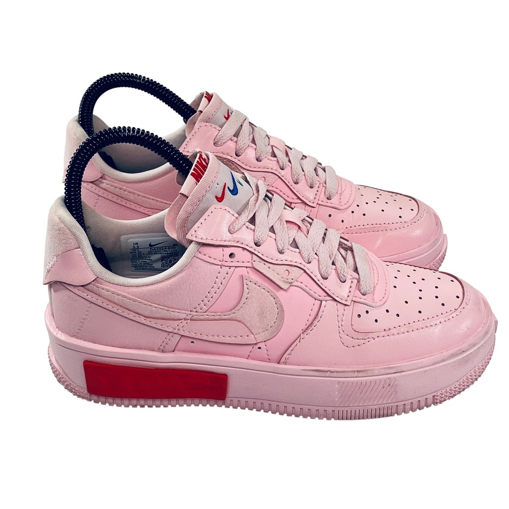 Nike Air Force 1 Low Fontanka Shoes Womens‎ 5.5 Foam Pink Valentines Sneakers